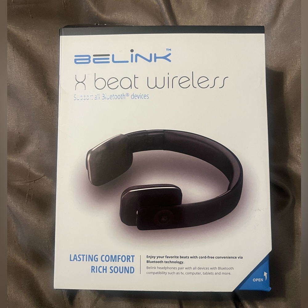 Belink X Beat Wireless Headphone- Black Size:OS